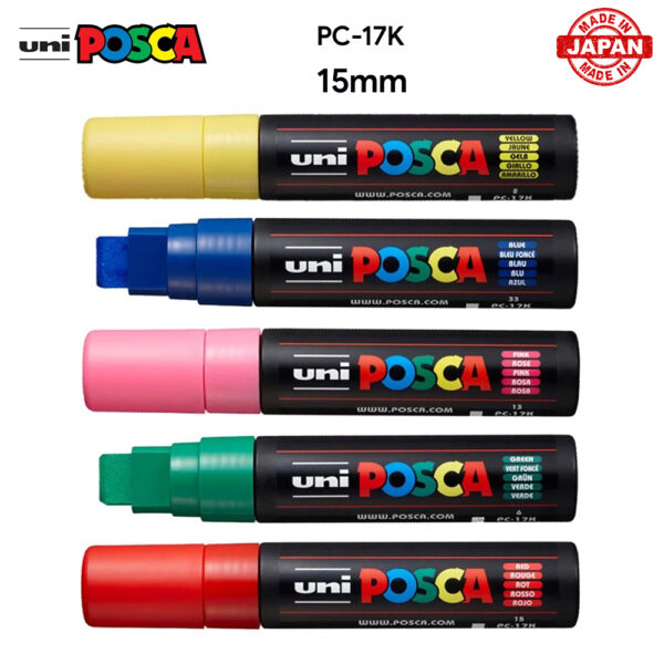 Bút sơn vẽ trên nhiều chất liệu Uni POSCA PC-17K